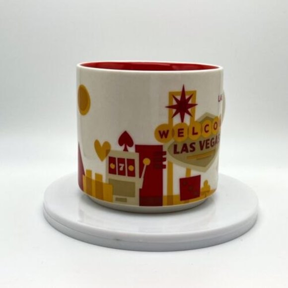 Starbucks Welcome to Las Vegas You Are Here City 2014 14 oz Coffee Mug Cup - Picture 6 of 10